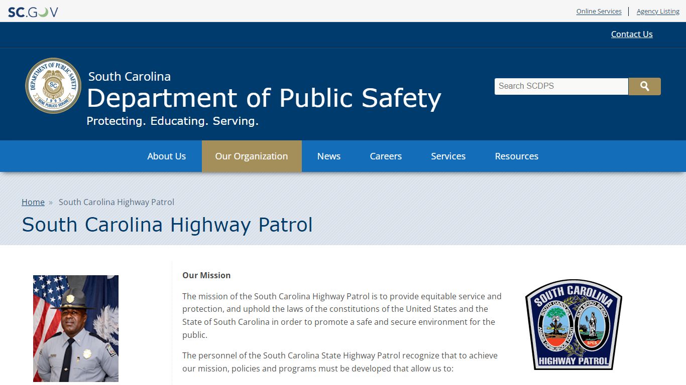 South Carolina Highway Patrol | SCDPS